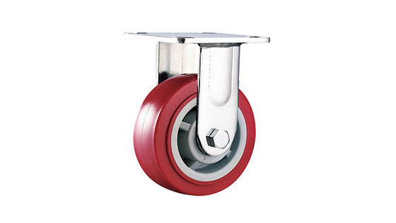 4" 5" 6" 8" Trolley Caster Wheel Heavy Duty Wear Resistant Polyurethane Caster Wheel
