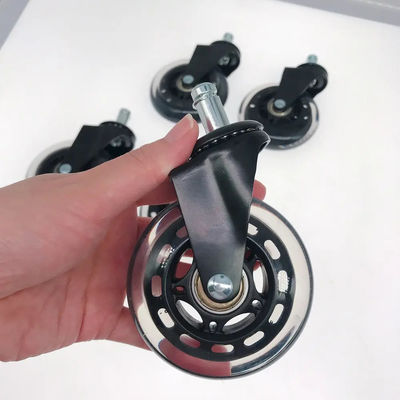 Dajin Furniture Casters For Hardwood Floors / Carpet , 3 Inch Casters With Stem