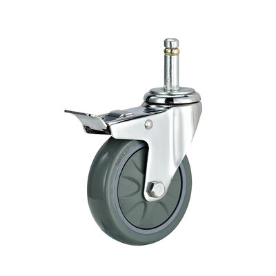 3 Inch 4 Inch 5 Inch Industrial Casters Weight Capacity 100kg PU Swivel Caster Wheels