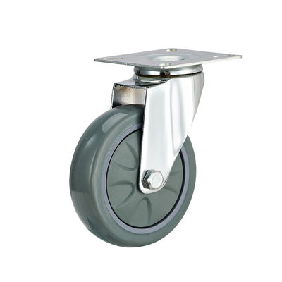 3 Inch 4 Inch 5 Inch Industrial Casters Weight Capacity 100kg PU Swivel Caster Wheels