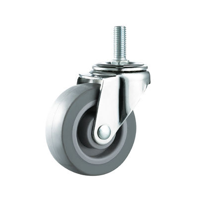 TPR Furniture Casters 50mm 75mm Thermoplastic Rubber Light Duty Castors