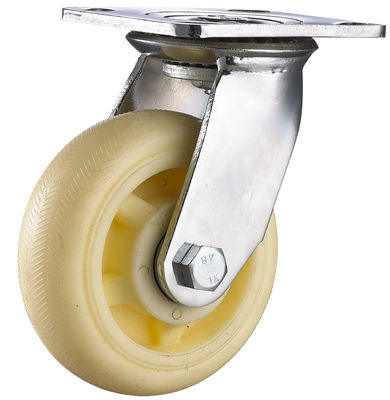 100mm - 200mm Heavy Duty Castors Wheels Wear Resistant Polyurethane Tread Casters