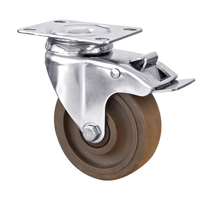 304 Stainless Steel Castor Wheels 125mm  High Temperature Nylon Caster Wheels