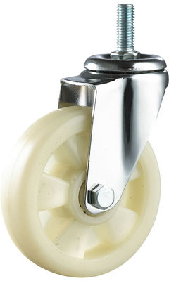 3/4/5 Inch Thread Stem PP Furniture Caster Wheel
