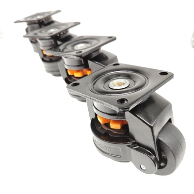 Leveling Caster Wheels with Adjustable Height for Workshop Tables, Industrial Machinery, Office Furniture, and Laboratory Benches – Multiple Sizes Available
